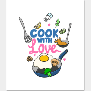 Cook with Love Posters and Art